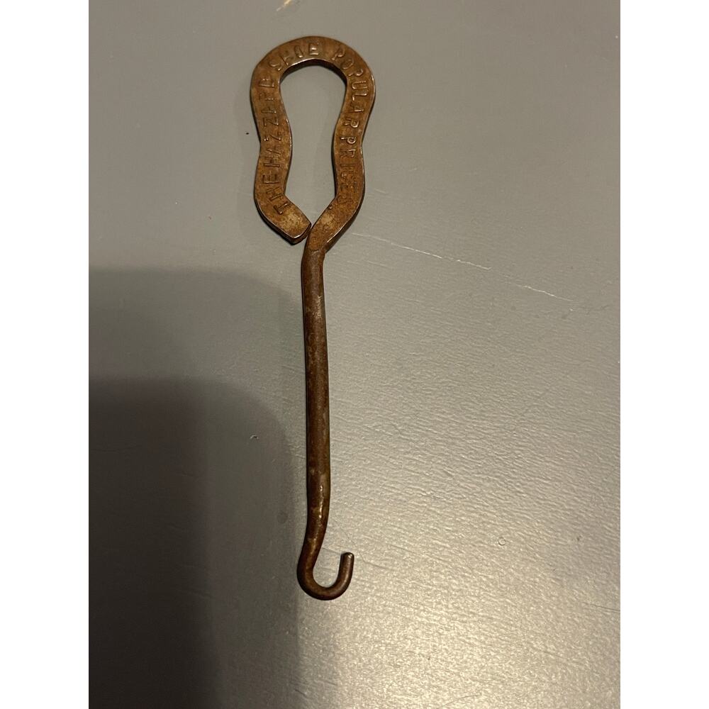 Antique The Hazard Shoe Glove Button Hook 1920